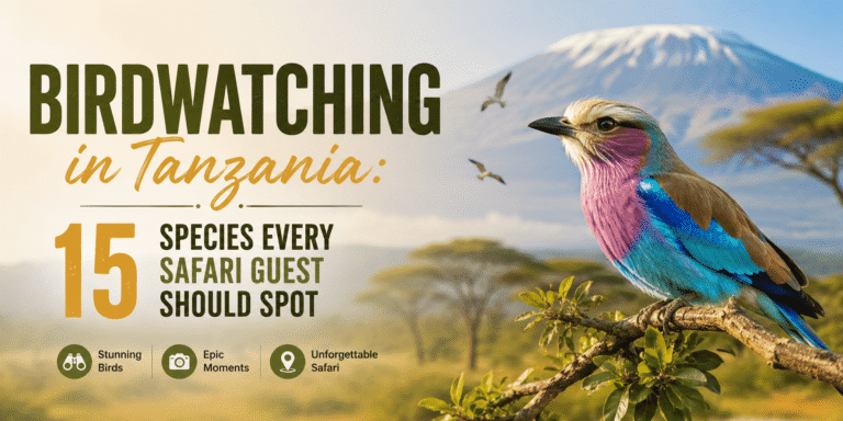 Birdwatching in Tanzania: 15 Species Every Safari Guest Should Spot